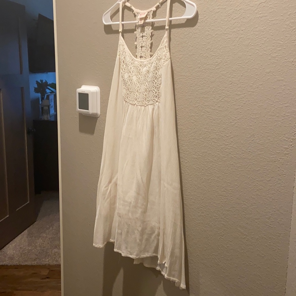 Mossimo Cream Crochet Dress